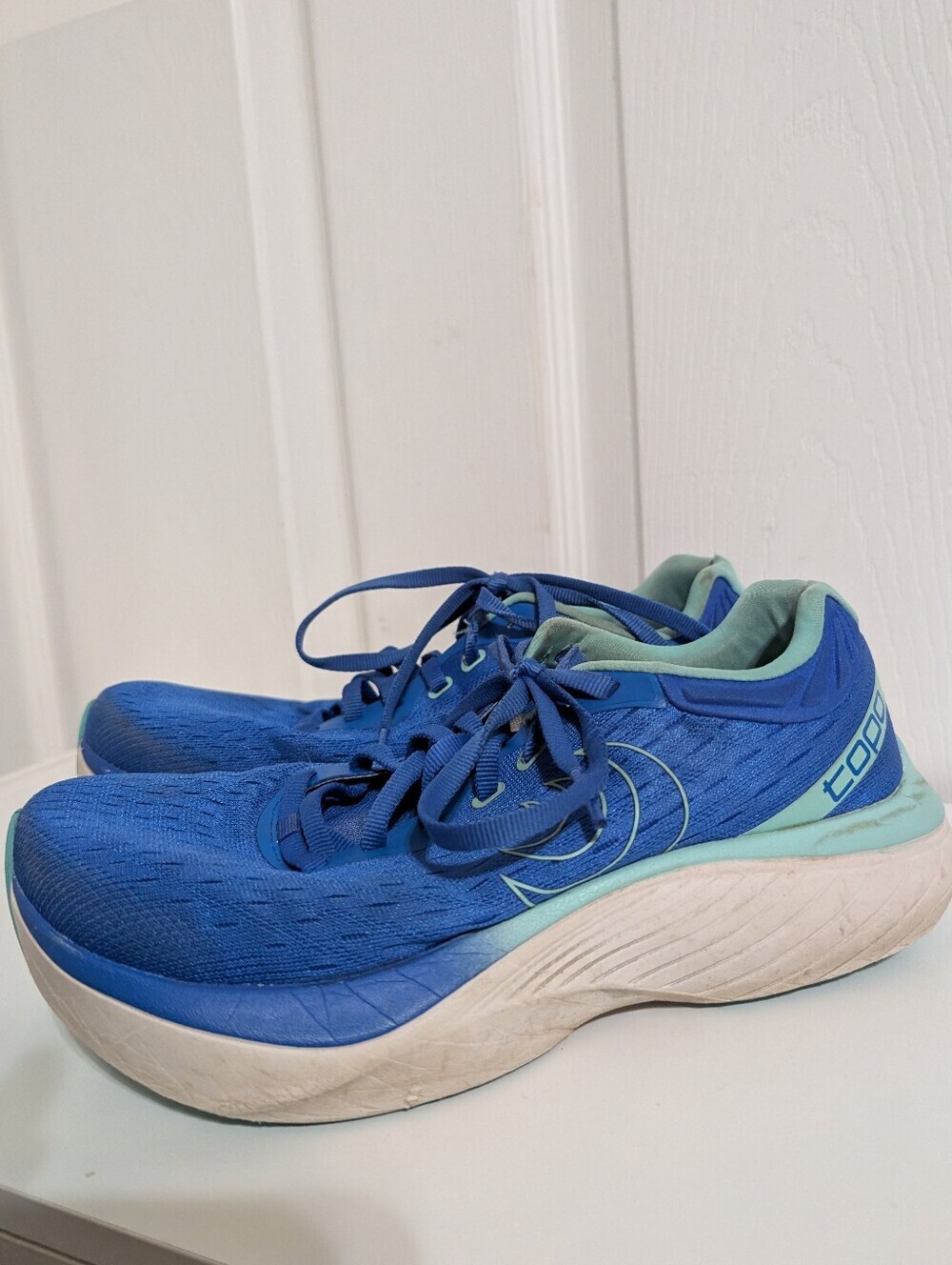 Topo Womens Sneakers Atmos Blue Shoes Running Training Size 8 EUR 39